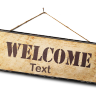 Welcome Text