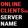 Online Clients in Server Name