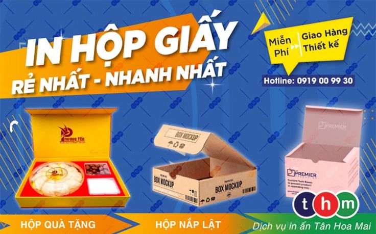 Dịch vụ in ấn hộp giấy đa dạng, nâng tầm giá trị